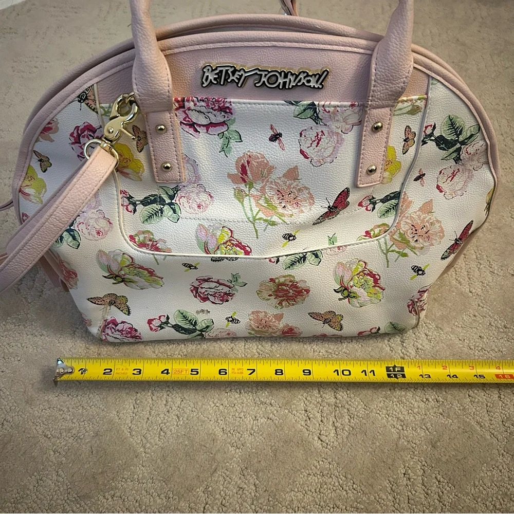 Betsey Johnson Floral Butterfly Handbag - Picture 5 of 7